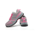 Pink Light Weight Breathable Sports Light Weight Safety Footwear